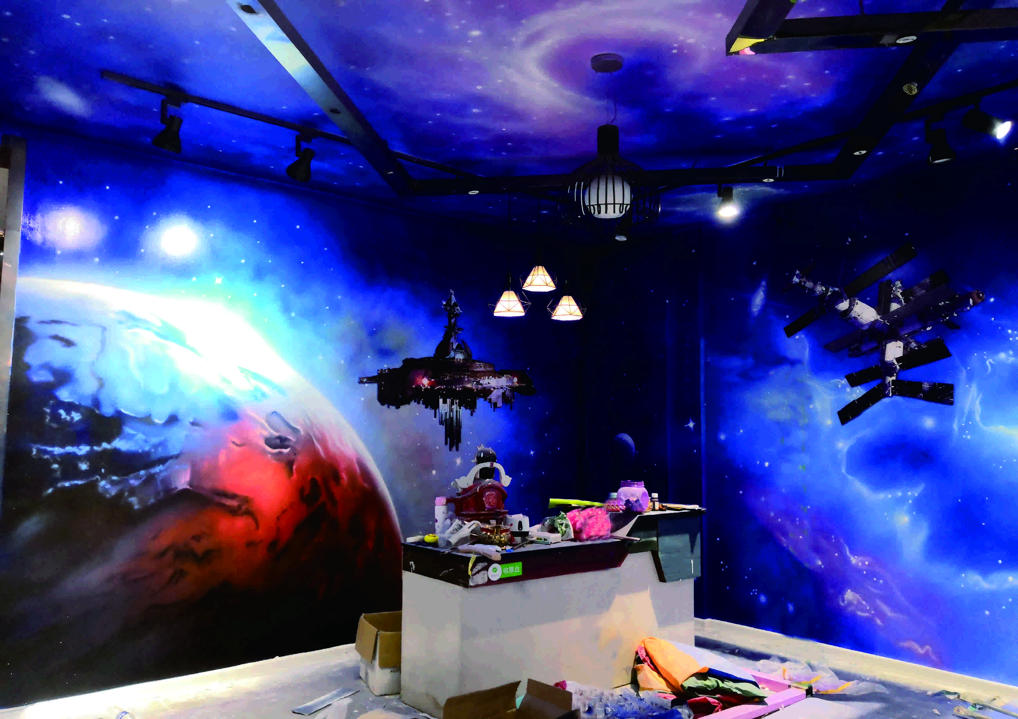 【宇宙星空彩繪項目案例】——洛陽恒大童星教育